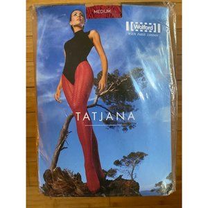 Wolford Pink Tatjana Fishnet Tights Women's size Medium